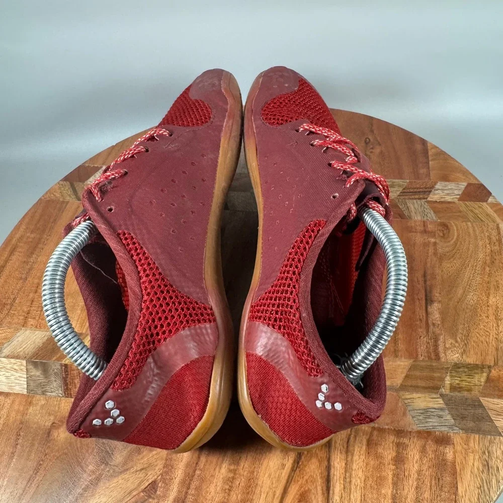 Vivobarefoot Stealth II Womens EU 36 Minimalist Running Shoes Burgundy Red Gum
